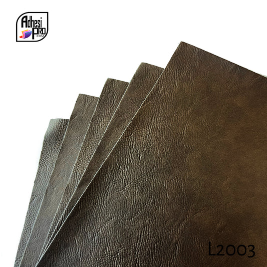 L2003 Dark Brown to Black - Laserable Leatherette with AdhesiPro Adhesive