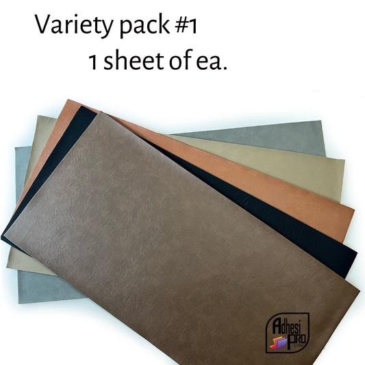 L2090 #1 Variety Pack - Laserable Leatherette with AdhesiPro Adhesive